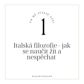 Co mě Itálie stále učí a jak se tam cítím ? V minulém životě jsem tam musela žít- moje 💖. Celý ten ruch, šrum a vůně co mě...